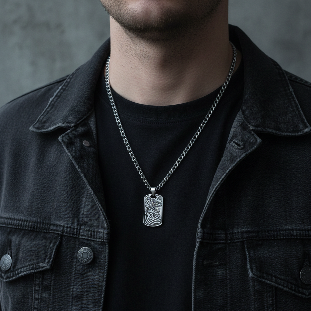 The Mark Tag | Tribal 3D Relief Dog Tag