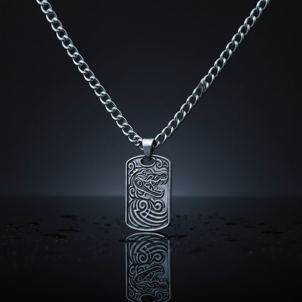 The Mark Tag | Tribal 3D Relief Dog Tag
