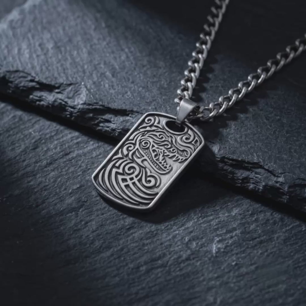 The Mark Tag | Tribal 3D Relief Dog Tag