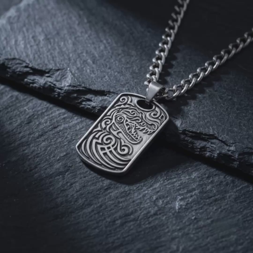 The Mark Tag | Tribal 3D Relief Dog Tag